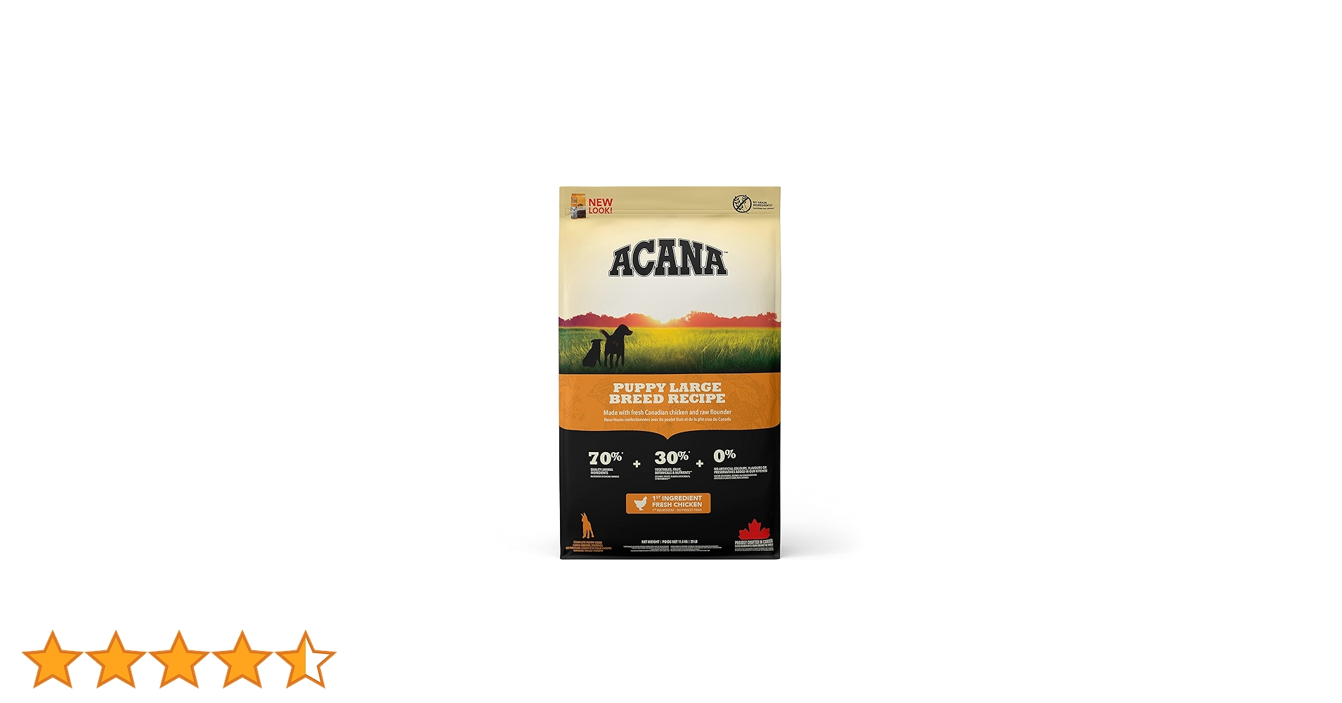 アカナ ドッグフード パピーラージブリード 1個 Amazon.co.jp: アカナ (ACANA) ドッグフード パピーラージ